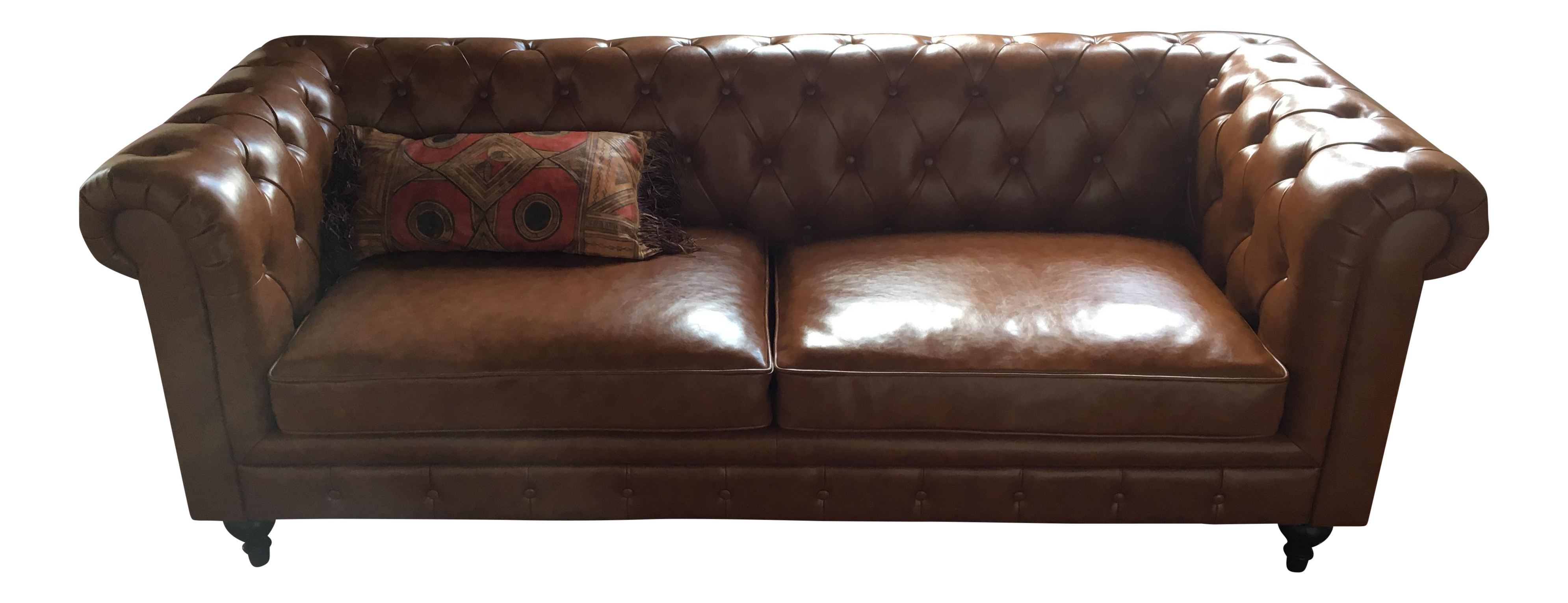 Brown Leather Chesterfield Sofa Chairish Brown Leather Chesterfield Sofa Chairish